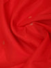 Red Pure Kanchipuram Bridal Silk Saree with Zari Butta on the Body with Contrast Border - Diadem