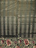 Dark Grey Semi Tussar Silk Striped And Floral Prints Saree - Diadem