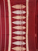 Brown Banarasi Saree with Floral Motif on the Body with Zari Border