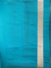 Brown Banarasi Saree with Floral Motif on the Body with Zari Border