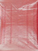 Light Pink Banarasi Saree with Flower Design on the Body with Zari Border - Diadem
