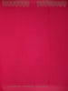 Dark Pink Solid Satin Fancy Saree with Designed Border
