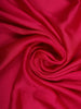 Dark Pink Solid Satin Fancy Saree with Designed Border