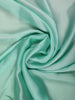 Auqa Green Solid Satin Fancy Saree with Designed Border