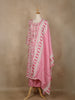 Pink Ikat Design Printed Cotton Salwar Suit