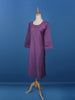 Purple Solid Casual Cotton Kurti - Diadem