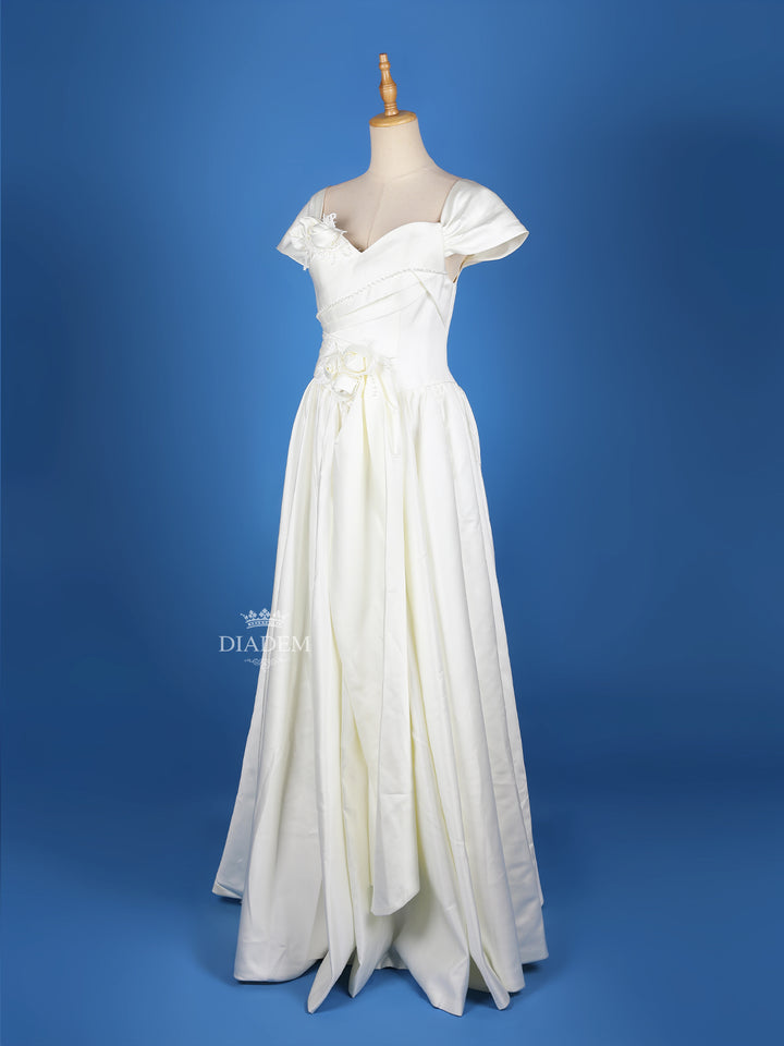 Cap Sleeve Wedding Gown