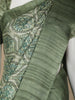 Pale Green Abstract Designed Semi Tussar Silk Saree