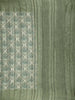 Pale Green Abstract Designed Semi Tussar Silk Saree