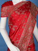 Red Floral Designed Bridal Banarasi Silk Saree