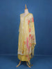 Yellow Floral Embroidery Cotton Salwar Suit - Diadem