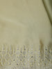 Light Green Solid Satin Fancy Saree with Designed Border