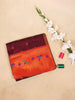 Purple Banarasi Saree with Floral Design & Designed Zari Border