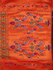 Purple Banarasi Saree with Floral Design & Designed Zari Border