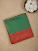 Green Semi Silk Paisley And Floral Prints Saree - Diadem