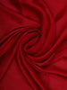 Red Solid Satin Fancy Saree with Designed Border