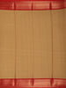 Mustard Orange Floral Designed Semi Tussar Silk Saree