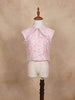 Peach Short Sleeve Top with Collar - Diadem