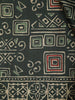 Black Abstract Designed Crepe Silk Saree