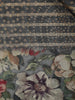 Grey Semi Tussar Silk Floral and Stripes Printed Saree - Diadem