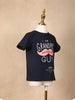 Navy Blue Cotton Half Sleeve T-Shirt for Boys - Diadem
