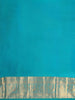Lavender Pure Kanchipuram Bridal Silk Saree with Peacock Motif on the body and Contrast Zari Border