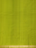 Dark Purple Leaf Motif Pure Kanchipuram Silk Saree - Diadem