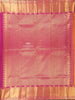 Mustard Yellow Pure Kanchipuram Bridal Silk Saree with Zari Brocade on the body and Contrast Zari Border - Diadem