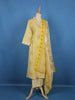 Light Yellow Floral Printed Cotton Salwar Suit