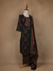 Green Floral Design Printed Cotton Salwar Suit - Diadem