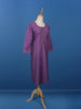 Purple Solid Casual Cotton Kurti - Diadem