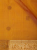 Yellow buttas Motif Pure Kanchipuram Silk Saree - Diadem