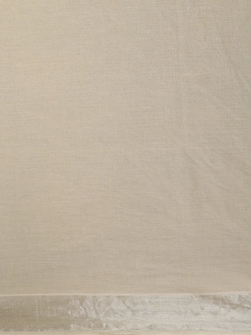 Grey Stripes Designed Cotton Saree - Diadem