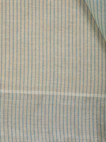 Grey Stripes Designed Cotton Saree - Diadem