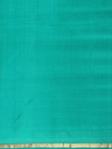 Green Butta Motif Pure Kanchipuram Silk Saree - Diadem