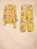 Yellow Salwar Co-ord Salwar suit for Women Adorned with Floral Design with Pant - Diadem