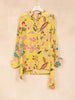 Yellow Salwar Co-ord Salwar suit for Women Adorned with Floral Design with Pant - Diadem