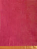 Maroon Pure Kanchipuram Bridal Silk Saree with Stripes and Flower Design on the Body with Zari Border