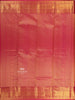 Red Pure Kanchipuram Bridal Silk Saree with Floral Motif on the body and Zari Border - Diadem