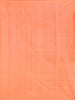 Peach Pure Kanchipuram Bridal Silk Saree with Flower Motif on the Body and without Border