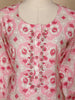 Pink Ikat Design Printed Cotton Salwar Suit