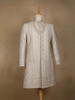 Cream Floral Embroidered Cotton Sherwani Suit - Diadem