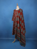 Maroon Floral Printed Cotton Salwar Suit - Diadem
