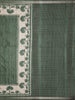 Bottle Green Abstract Designed Semi Tussar Silk Saree