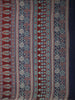 Navy Blue Floral Design Silk Cotton Saree - Diadem