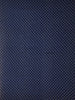 Navy Blue Floral Design Silk Cotton Saree - Diadem