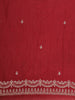 Pink Floral Designed Satin Fancy Saree