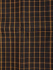 Black Pure Kanchipuram Silk Saree with Checked Design On the Body with Contrast Border