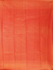 Red Pure Kanchipuram Bridal Silk Saree with Ruby Jacquard Design on the Body with Zari Border