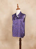 Purple Sleeveless Tie up Top - Diadem